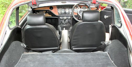 Triumph GT6 MKIII inside (1970-1973) Triumph GT6 Technical details MKIII (1970-1973)