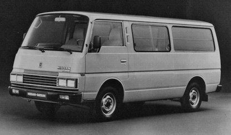 Nissan Urvan Caravan history second generation Nissan Urvan Caravan specifications Service Guide