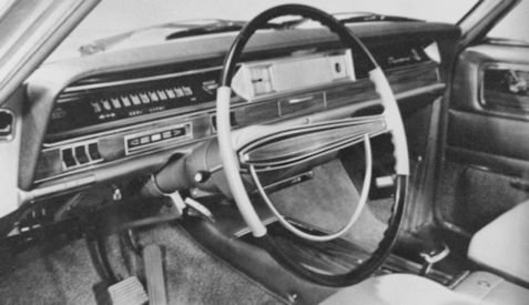 Opel Diplomat A dash (1964-1968) Opel Diplomat A inside (1964-1968)