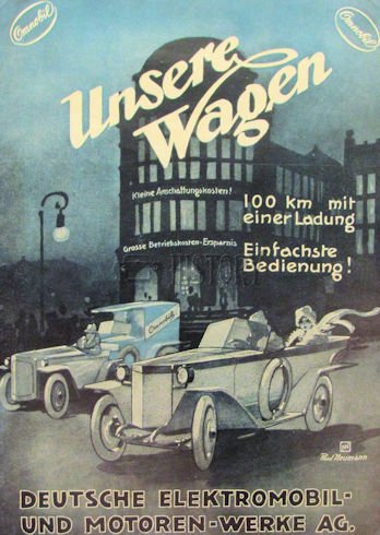 Omnobil (Deutsche Elektromobil- und Motorenwerke AG) Vehicle manufacturer Wasseralfingen Germany from 1922