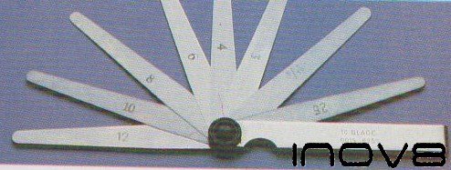 A Typical Car feeler Gauge