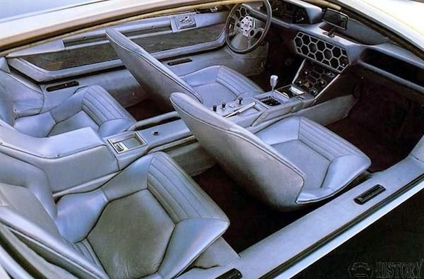 Lamborghini Marzal Concept Car interior view