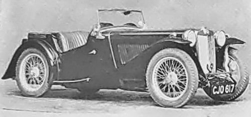 MG TA  car history (1936-1939)