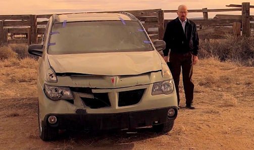 Pontiac Aztek in television series Breaking Bad 