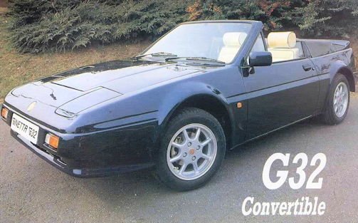 Ginetta G32 Technical details (1986-1993)