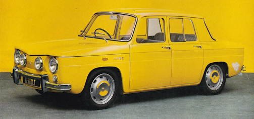 Renault 8 Technical details (1962-1973)