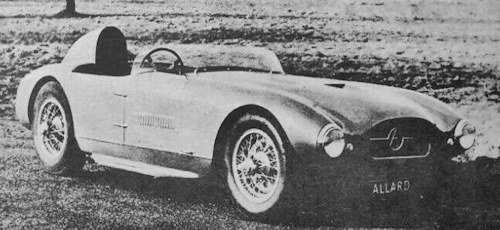Allard J2R Technical details (1953-1957)