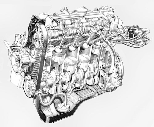 Suzuki F8 engine Technical details and specifications