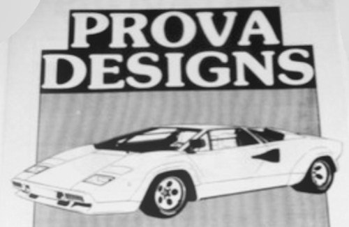 Prova Designs Limited  Automotive manufacturer Darwen ,Lancashire; United Kingdom From 1986 to 2002.