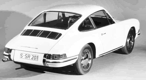 Porsche 901 rear view