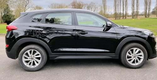 Hyundai Tucson Third generation side  (TL)