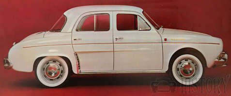 Renault Dauphine Gordini car History from 1957 to 1967