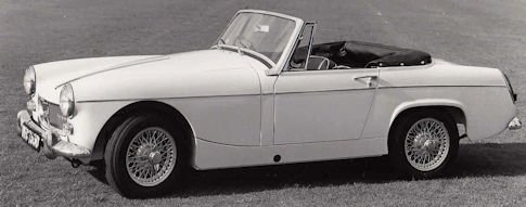 MG Midget Mark Mk3 (1968-1974): 77,831 cm³ 1275 and 65 hp engine.