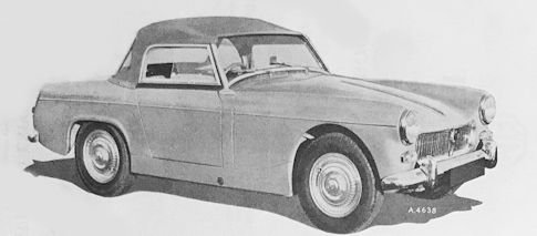 MG Midget Mark I  (June 1961- March 1964).25,681 produced.
