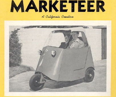 Marketeer (Electric Marketeer Manufacturing) Automotive manufacturer of Redlands California.United States of America from 1954. Marketeer (Electric Marketeer Manufacturing) Automotive manufacturer of Redlands California.United States of America from 1954.