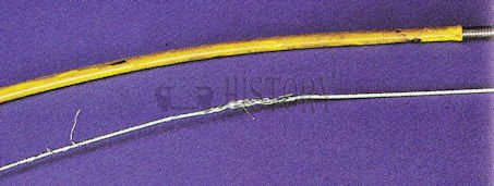 Choke cable damage and replace