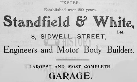 White (Standfield & White) Automotive manufacturer of Exeter, Devon;Great Britain from 1901 to 1906.
