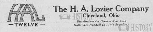 HAL American Automotive manufacturer Cleveland, Ohio . USA From 1916 to 1918.