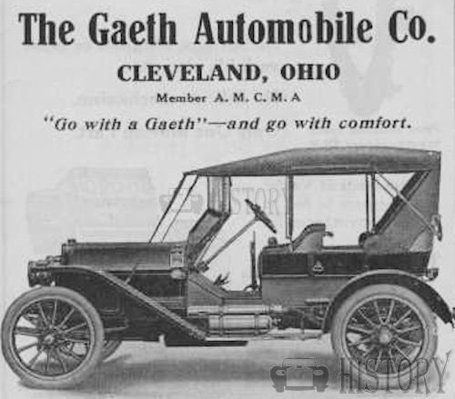 Gaeth American Automotive manufacturer Cleveland, Ohio USA cars From 1902 to 1911