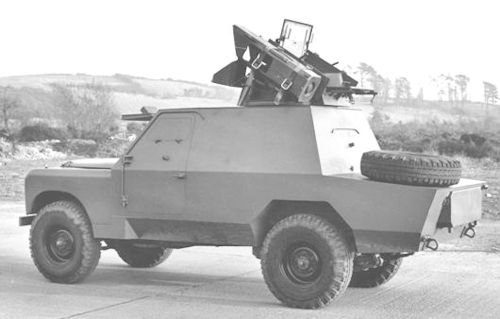 Land Rover Shorland armoured car rear