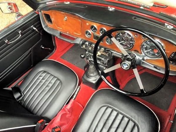 Triumph TR4A interior view