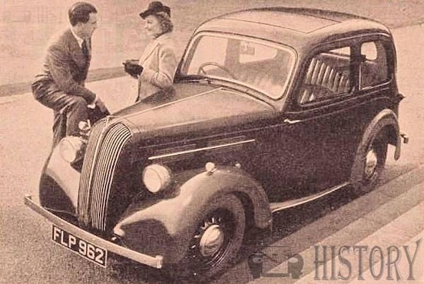 Standard Flying Nine slope grill 1938