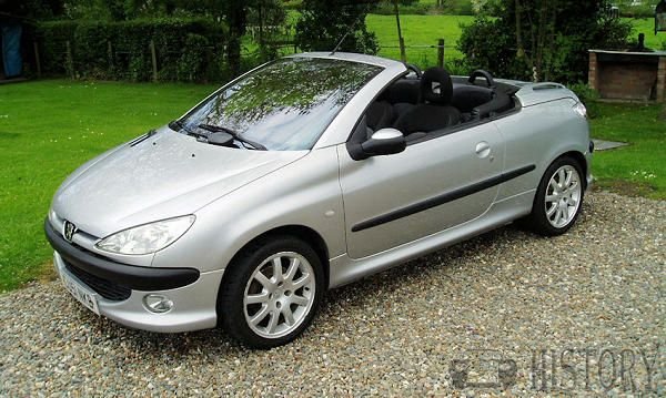 Peugeot 206 CC range